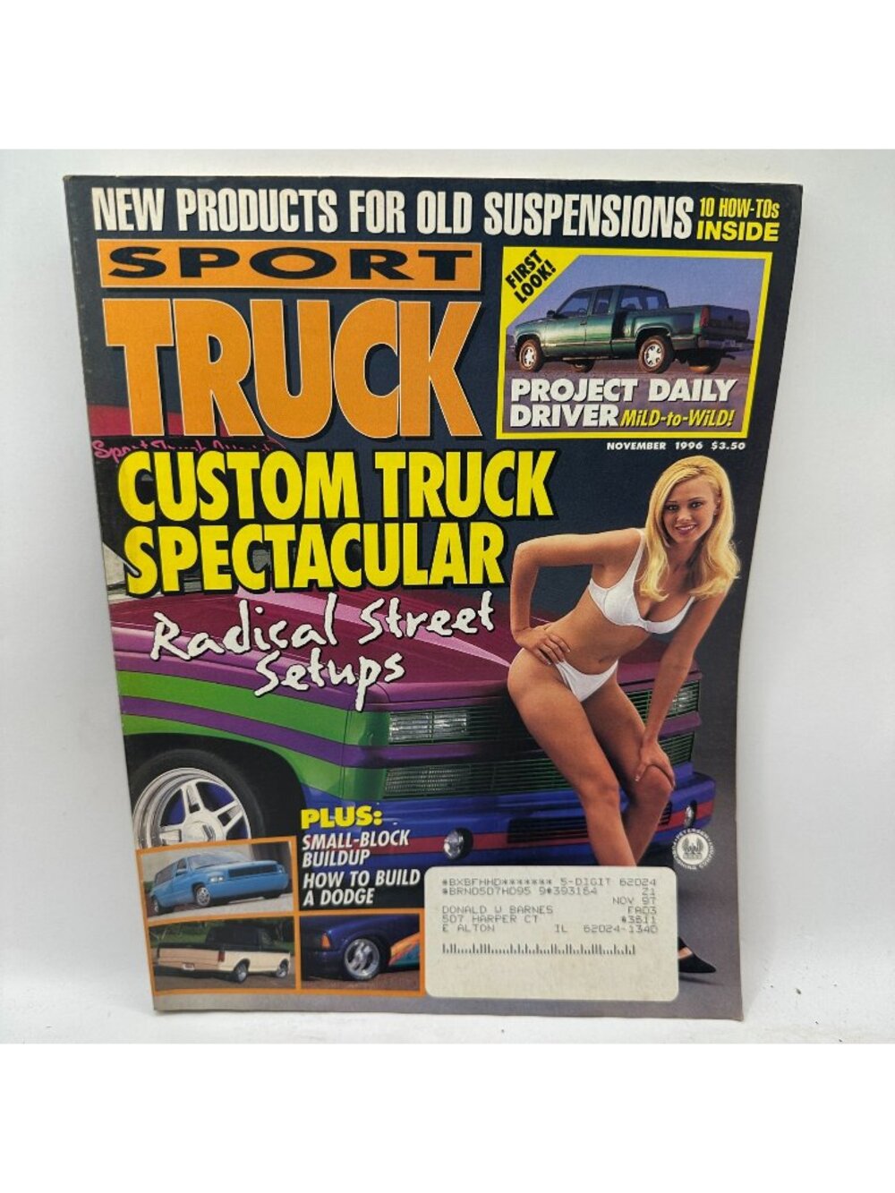 Sport Truck Magazine November 1996 Custom Truck Spectacular Features